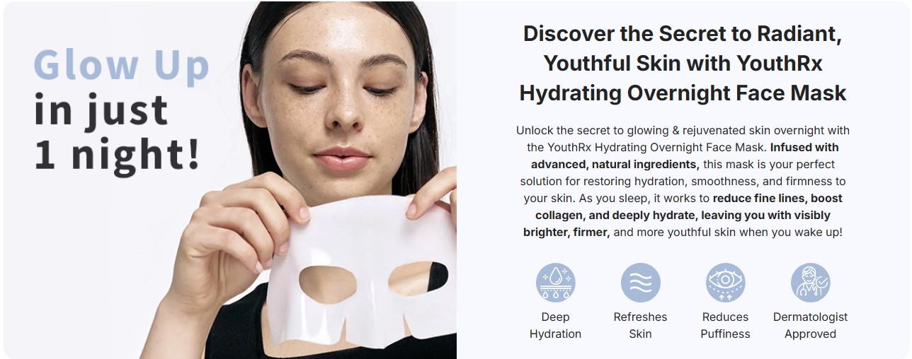 YouthRx Hydrating Overnight Face Mask