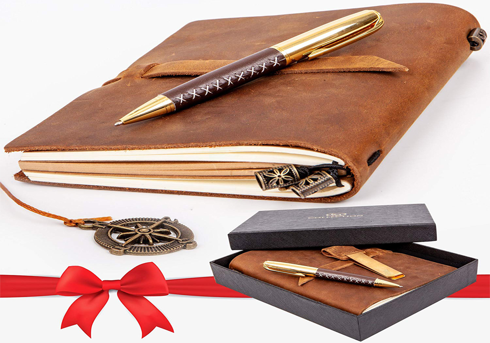 Leather Planner Gift Set