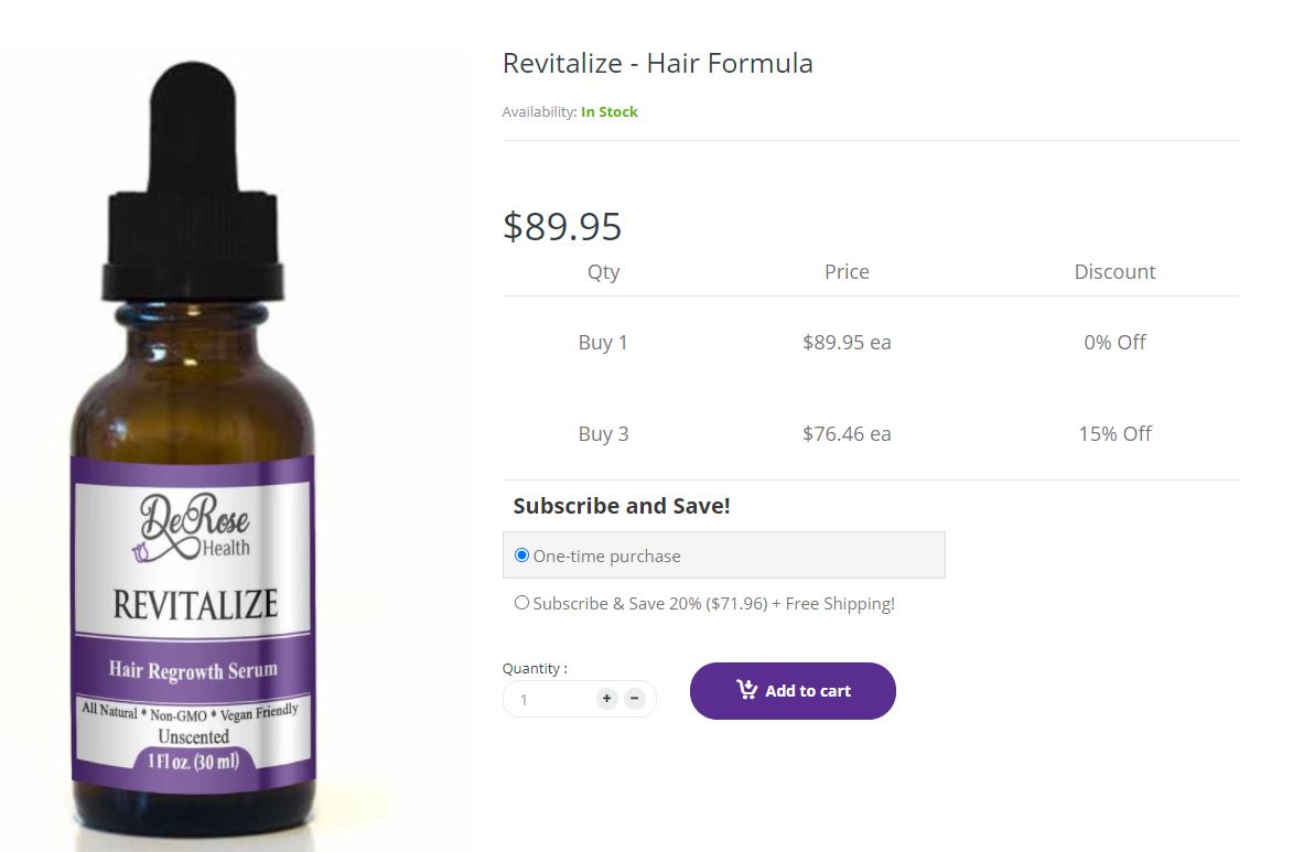 DeRose Health Revitalize